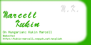 marcell kukin business card